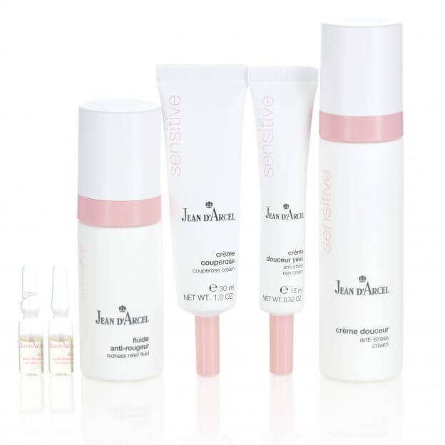 Jean d'Arcel sensitiv Produkte bei Ihrem Kosmetikstudio Wellnesskosmetik in Basel